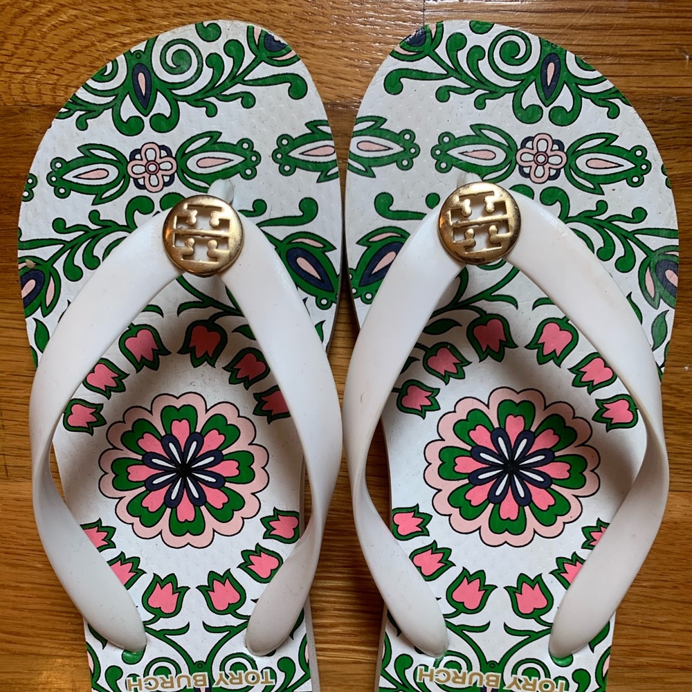 Tory Burch Printed Thin Flip Flop